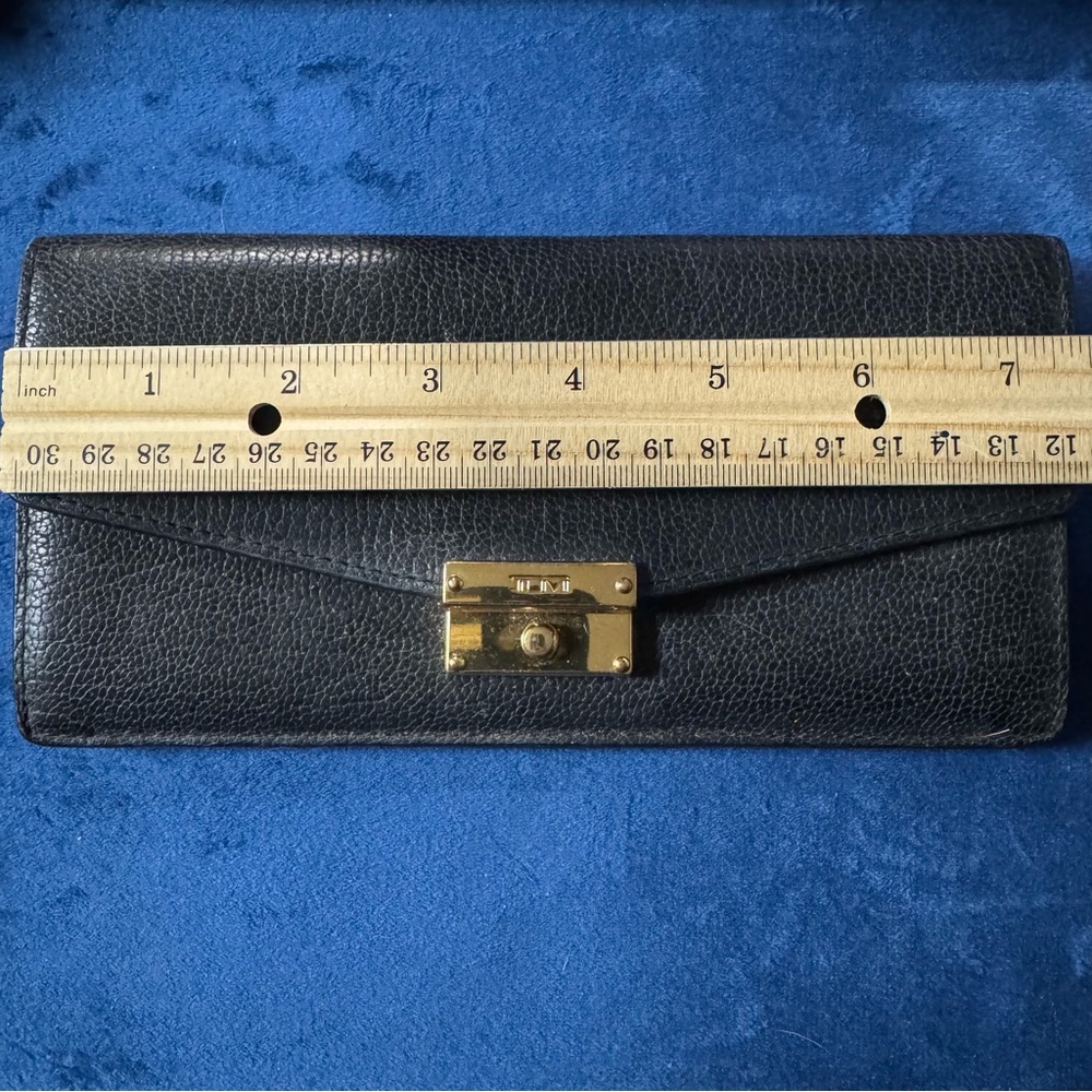 Tumi leather wallet